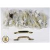 Image 1 : BAG OF BRASS FINISH DRAWER PULLS (3" HOLE SPACING)