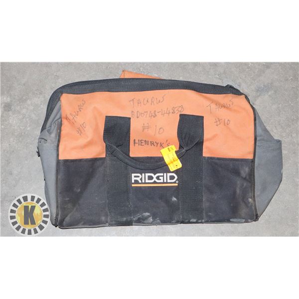 RIDGID HEAVY DUTY TOOL BAG