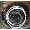 Image 1 : GIANT LOT OF ASSORTED HEAVY DUTY ELECTRICAL WIRE