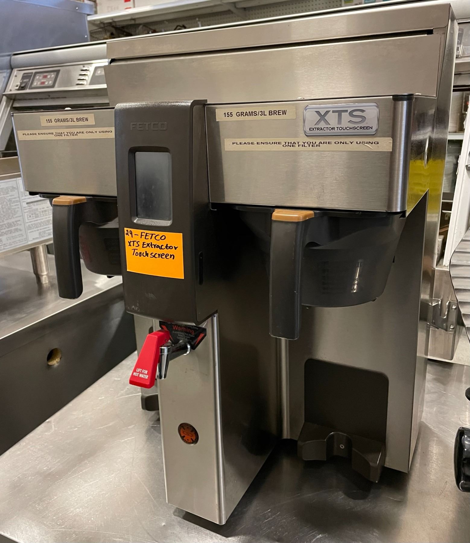 FETCO Twin station Coffee Brewer Model XTS Extractor Touchscreen