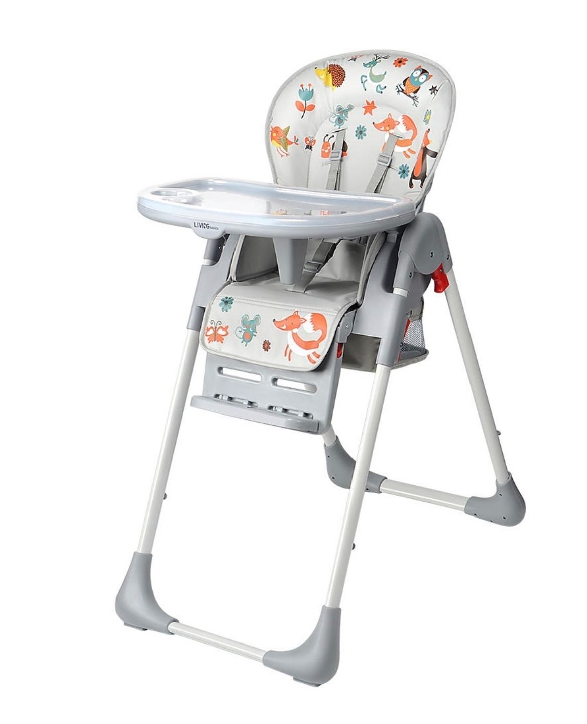New - Living Basic - Baby High Chair with Basket, Toddle Chair - Model ...