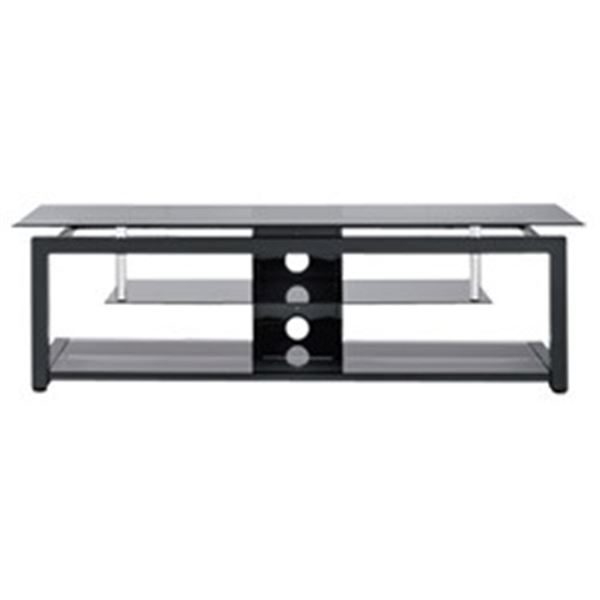 New Init 68" Black Tinted Glass TV Stand Model NTMG1205