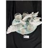 Image 2 : Collectibles By Inovation Royal Serenity Swans w/ Multi Candle Holder. Heavy