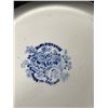 Image 3 : 4 Blue&White Porcelaine Plates Made In England, 2 Marked Burleighware,1 Churchill,1 Royal Crown Derb