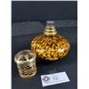 Image 2 : Glass Leopard Print Fragrance Lamp (some damage to cap)