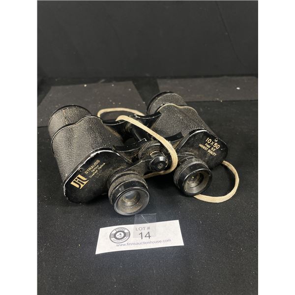 Strauss 10x15 Field 5.5 Vintage Binoculars