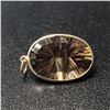Image 1 : 10K Yellow Gold Smokey Quartz(9ct)  Pendant (~weight 2.52g)