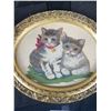 Image 2 : 2 Nicely Done Cross Stitched Pictures,In Ornate Frames & Behind Glass