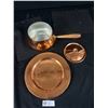Image 2 : Vintage Copper Pot w/Under Tray-Tangus Portugal