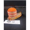 Image 2 : Authentic Antique Scandinavian Lapland Leather Boot Pin Cushion