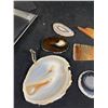 Image 3 : Gorgeous Tray Of Sliced & Polished Stone Pieces