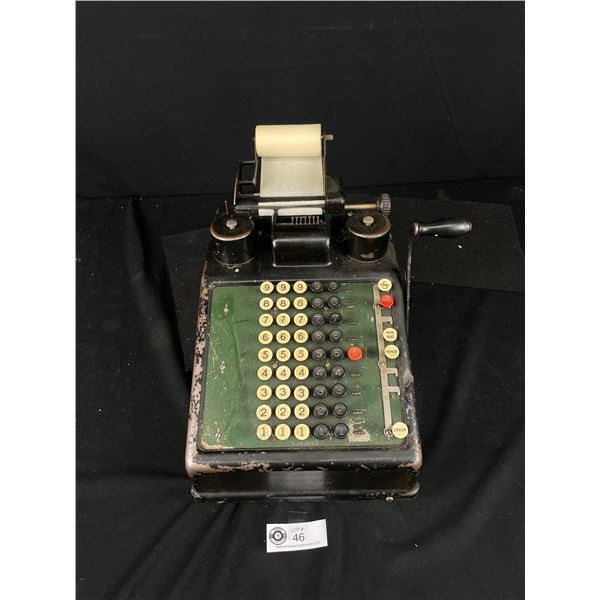 Antique Burroughs USA Adding Machine