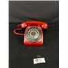 Image 1 : Cool Vintage GTE Red Desk Telephone- Great Retro Décor