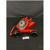 Image 2 : Cool Vintage GTE Red Desk Telephone- Great Retro Décor