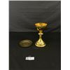 Image 1 : Beautiful Chalice & Communion Dish - Very Nice Piece