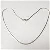Image 1 : Silver Snake Chain 16"  Necklace
