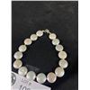 Image 2 : 925 Sterling Silver Maube Style Genuine Pearls Bracelet