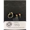 Image 3 : 925 Sterling Silver w/Amber Ring & Pair Of Earrings
