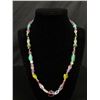 Image 2 : 2 Silver Plated Chains w/Glass Pendants, Toggle Necklace & Pair Earrings