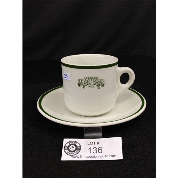 Spencer's Railway Cup & Saucer 1930's