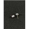 Image 2 : Pair Of Real Grey Pearl Stud Earrings