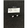 Image 3 : Pair Of Real Grey Pearl Stud Earrings