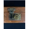 Image 2 : Vintage Leather Briefcase w/Brass Fittings