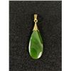 Image 1 : Very Nice Antique Jade Teardrop Pendant