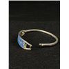 Image 2 : Mexican Silver & Turquoise Bracelet
