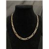 Image 1 : Men's 24" Sterling Silver (Stamped .925) Figaro Link Chain Necklace