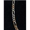 Image 2 : Men's 24" Sterling Silver (Stamped .925) Figaro Link Chain Necklace