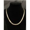Image 1 : Gorgeous 24" Sterling Silver (Stamped .925) Herringbone Necklace