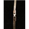 Image 3 : Gorgeous 24" Sterling Silver (Stamped .925) Herringbone Necklace