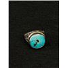 Image 2 : Silver Turquoise Ring Set TME TME Ornate Silver