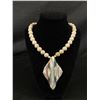 Image 1 : Signed Louis Booth Sterling .925 Silver Moderist Statement Necklace Made In New York Vintage