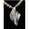 Image 2 : Signed Louis Booth Sterling .925 Silver Moderist Statement Necklace Made In New York Vintage