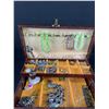 Image 2 : Jewelry Box w/Contents- Brooches,Pendants,Bracelets,Necklaces Etc