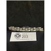 Image 1 : Heavy Link 7 1/2" Bracelet -Marked Taxco 925- Sturdy Clasp
