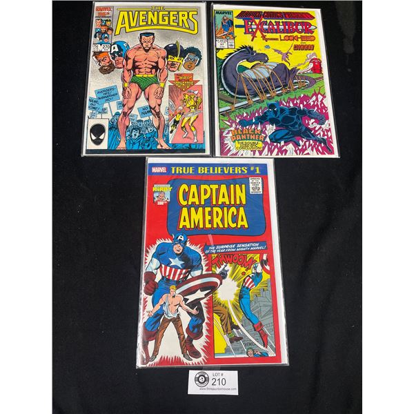 Captain America, The Avengers & Excalibur Comics