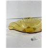 Image 2 : Vintage Mid Century Oval Amber Dish Approx. 11 1/2" Long, Nice Condition