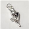 Image 2 : New Silver Rose  Pendant, Suggested Retail Value $60