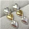 Image 2 : New Silver Heart  Earrings, Suggested Retail Value $60