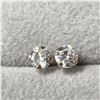 Image 1 : New 14K Yellow Gold Cubic Zirconia  Earrings, Made in Canada, Suggested Retail Value $240