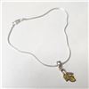 Image 2 : New Silver Leaf 9-10"  Anklet, Suggested Retail Value $120