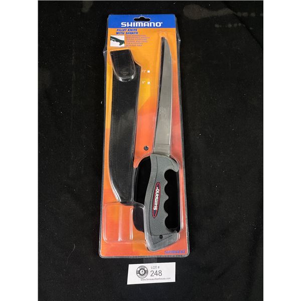 New Shimano Filet Knife w/Sheath