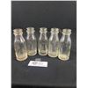 Image 1 : 5 1920's Edison Battery Oil Bottles,Embossed,Each Approx. 4"Tall