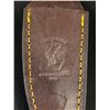 Image 2 : New "The Bone Collector" Hunting Knife, Made In USA,Hand Made w/Leather Sheath Approx. 9"Long