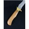 Image 2 : New Wood Handle Hunting Knife, Approx. 9"Long