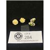 Image 1 : Pair Of Vintage Earring Studs, Possible Ivory