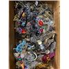 Image 2 : Unique Vintage Wood Box w/Lot Of Misc. Jewelry,Lot Of Earrings